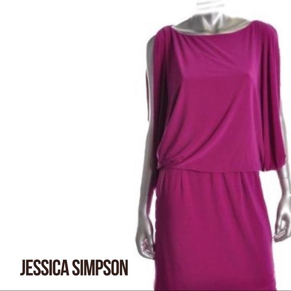 Jessica Simpson Purple Magenta Party Dress, 4 - Picture 1 of 1